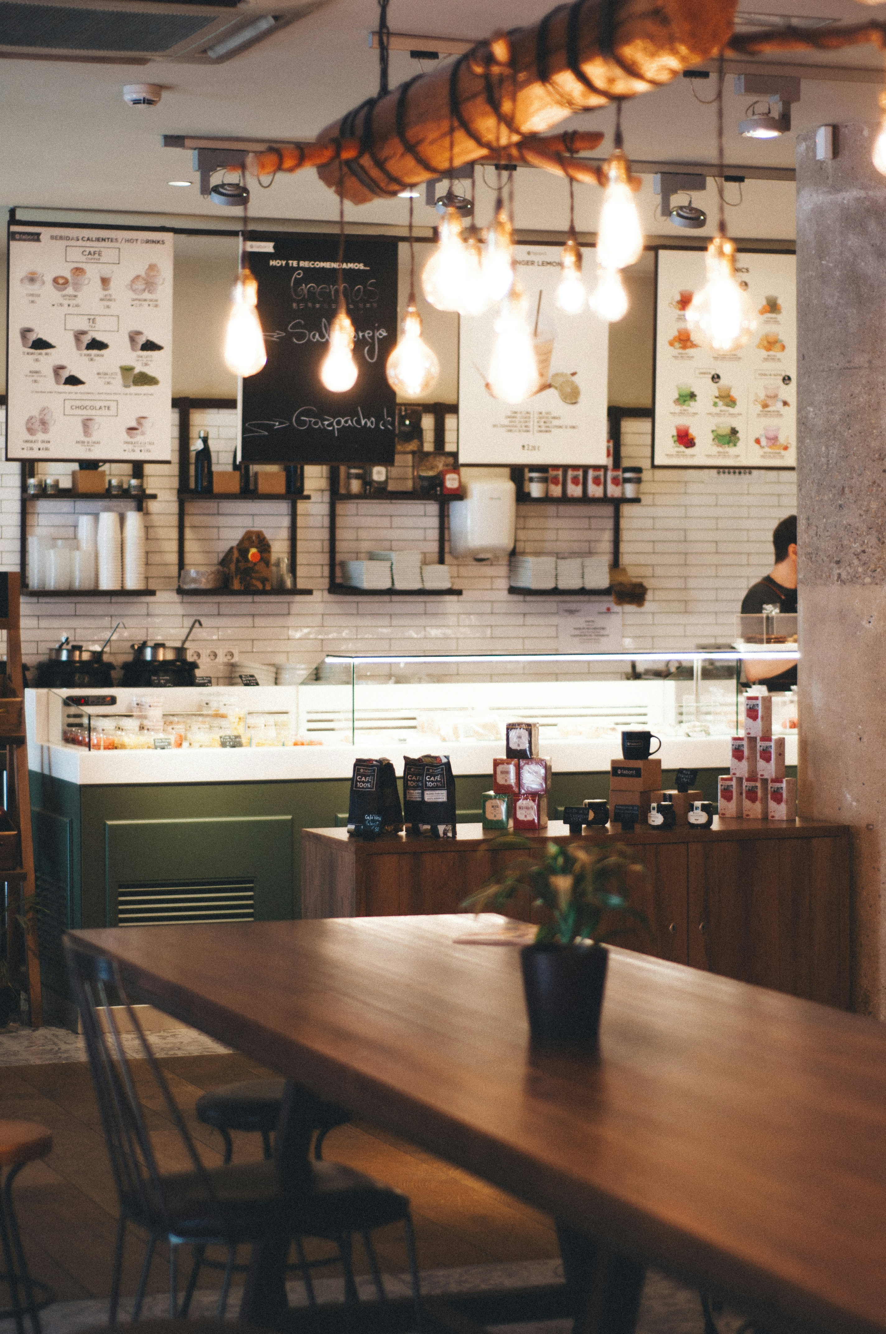 Inside of coffee shop